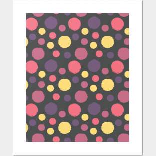 Colorful Circle Seamless Pattern 024#002 Posters and Art